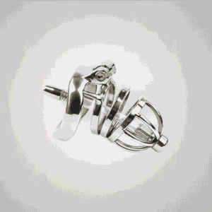 The Attica Chastity Cage Lock with Urethral Tube for Men