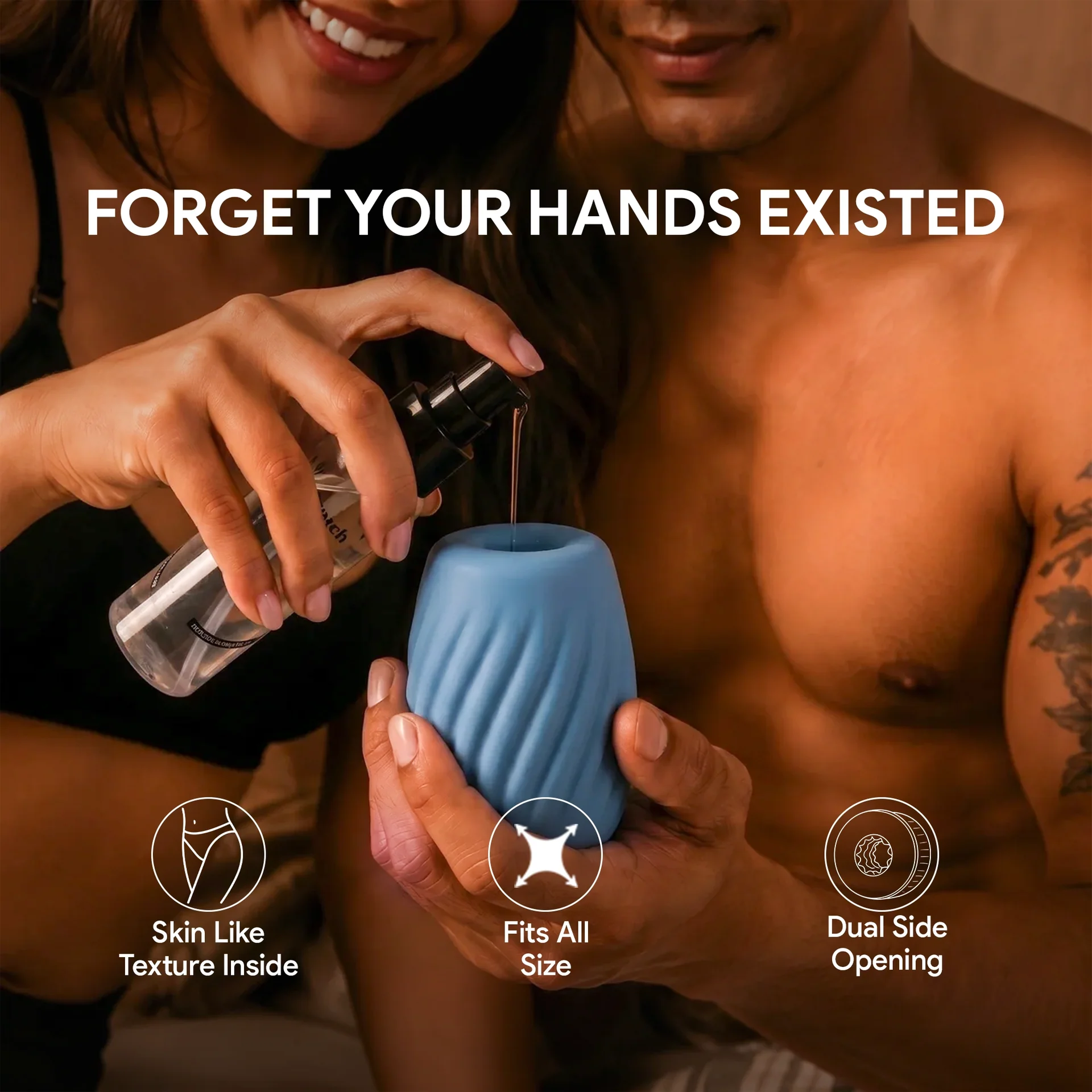 Twister Silicone Stroker for Men – Real Feel Male Masturbator Toy - Image 9
