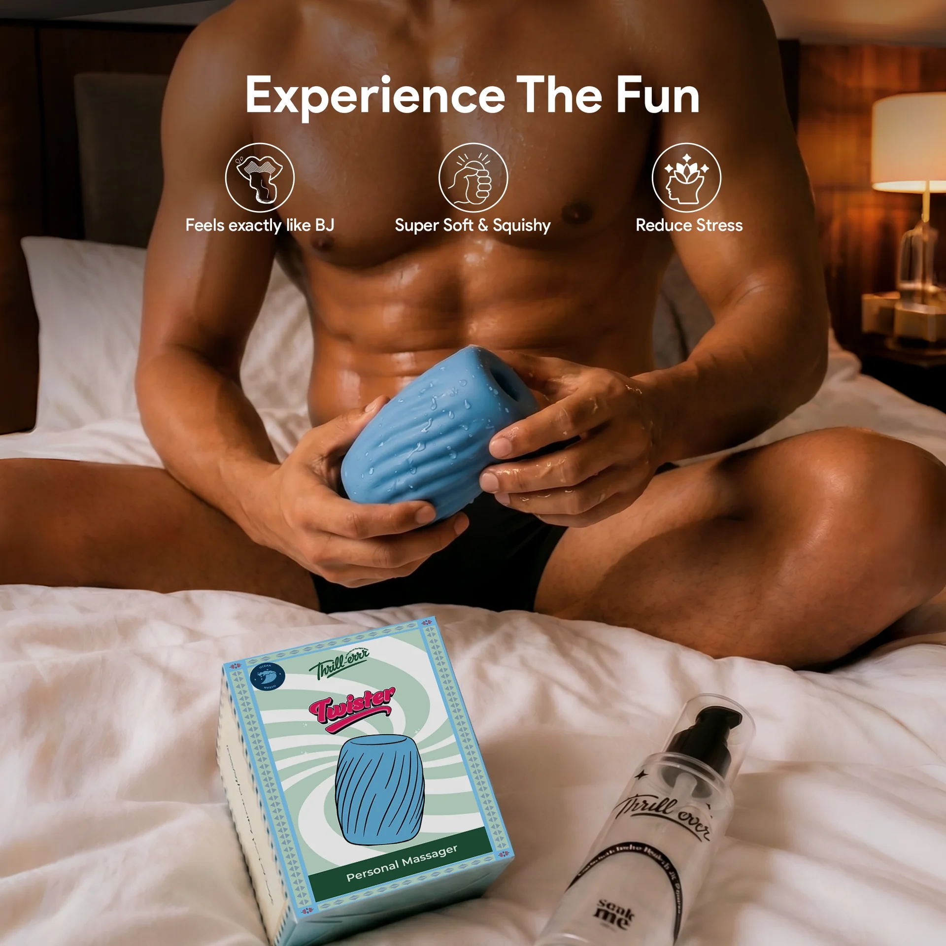 Twister Silicone Stroker for Men – Real Feel Male Masturbator Toy - Image 8