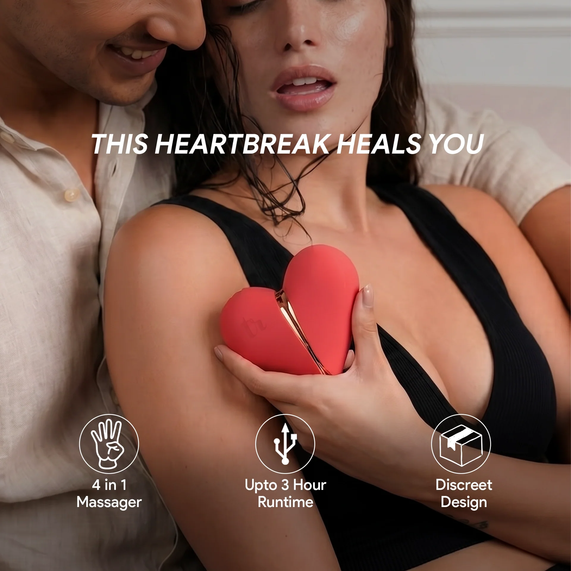 Heart-Shaped Personal Massager for Women - Image 9