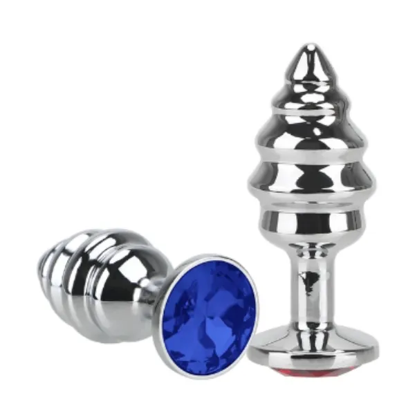 Premium Stainless Steel Butt Plug with Crystal – Luxury Anal Toy for Beginners & Advanced Users - Image 5