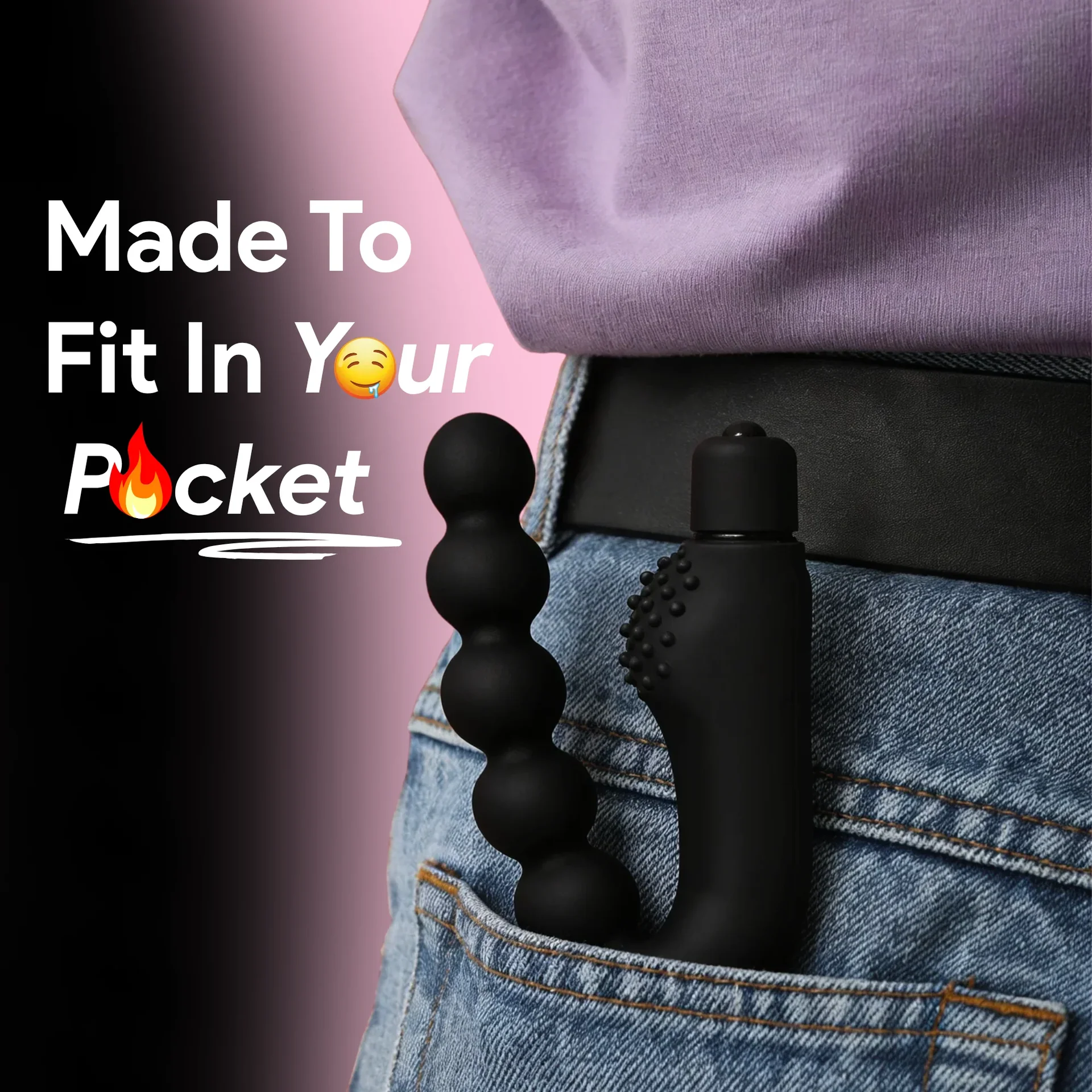 Back Me Up Personal Massager for Men – Body-Safe Silicone Anal Massager with 10 Vibration Modes - Image 4