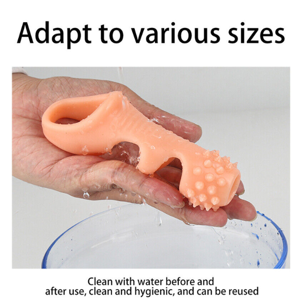 Premium Ribbed Scrotum Ring with Enhanced Stretch & Comfort Fit - Image 5