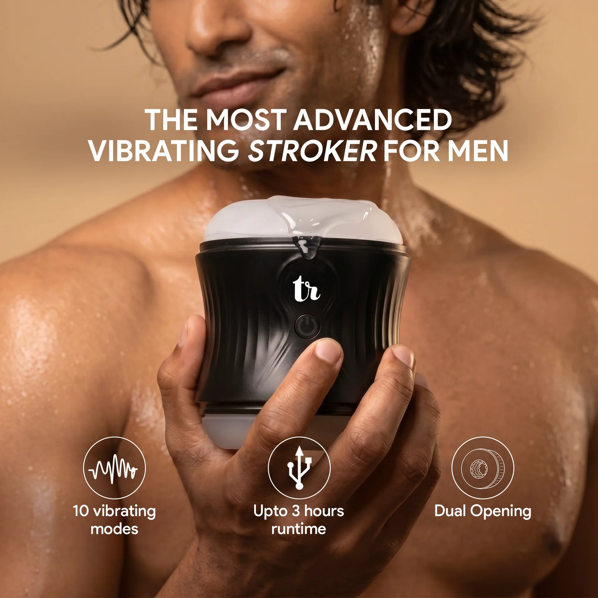 Moanster Male Masturbator & Vibrating Stroker for Men - Image 11