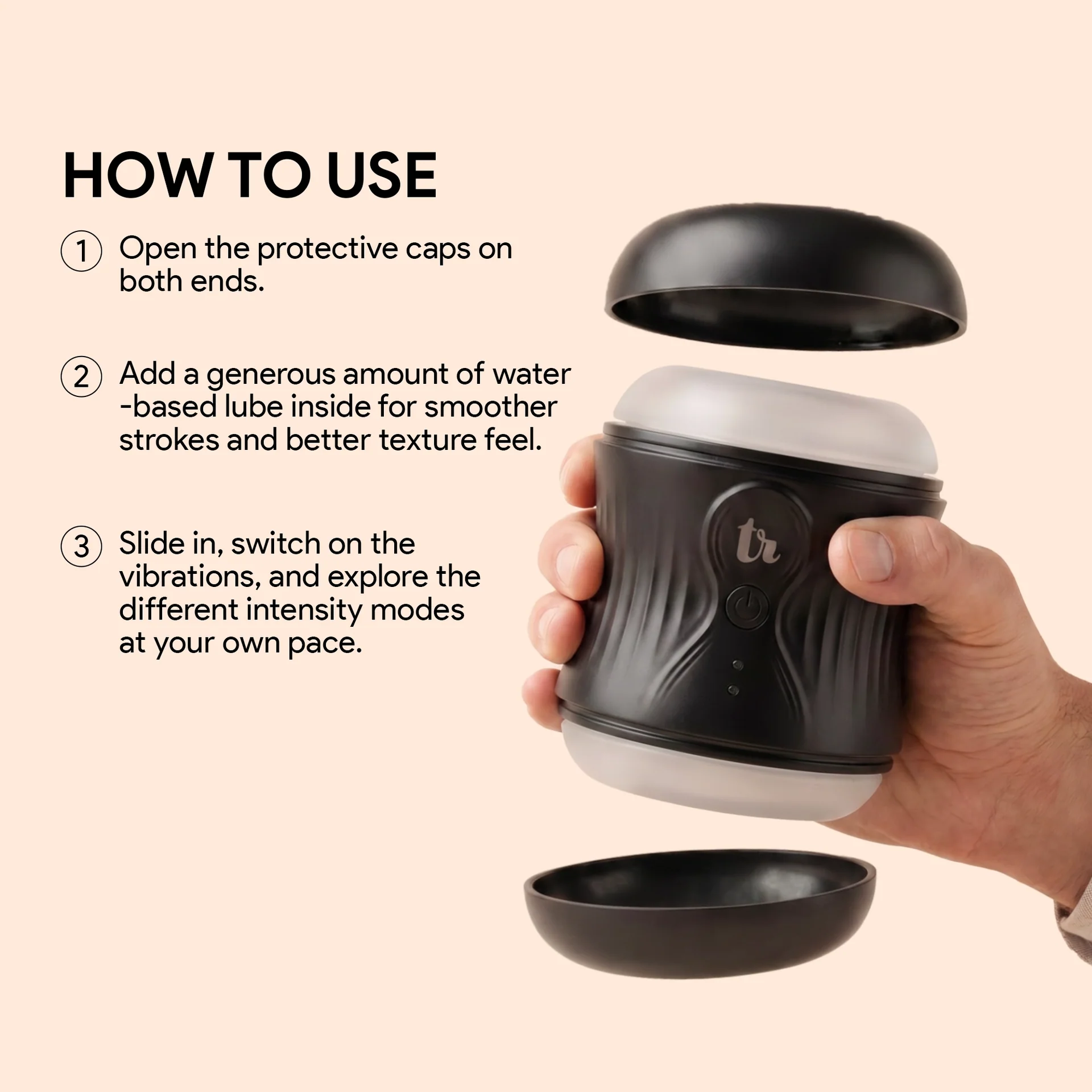 Moanster Male Masturbator & Vibrating Stroker for Men - Image 5