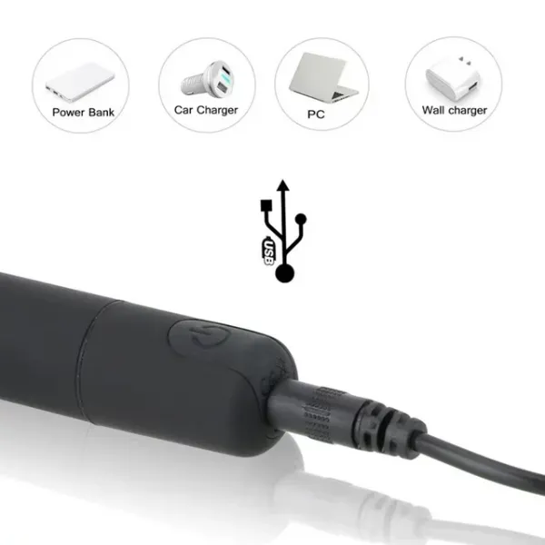 Mini Vibrator Bullet – Compact Powerful USB Rechargeable Personal Massager - Image 3