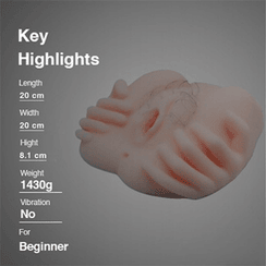 Delicate Fingers Realistic Vagina Masturbator Doll - Image 5