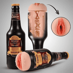 Realistic Beer Bottle Masturbator Cup