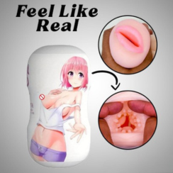 Yumeko 2-In-1 Anime Masturbation Cup - Vagina + Mouth - Image 4