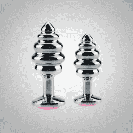 Premium Stainless Steel Butt Plug with Crystal – Luxury Anal Toy for Beginners & Advanced Users